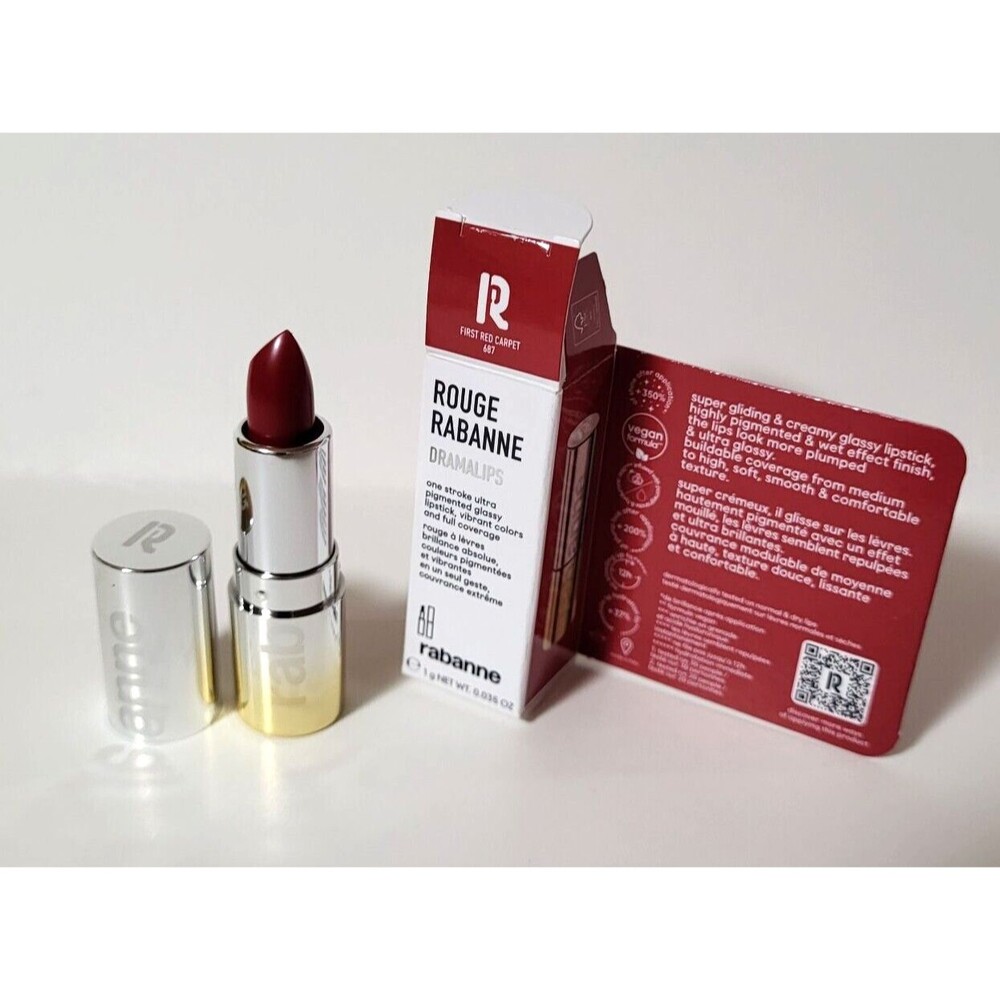Rabanne ROUGE RABANNE Dramalips Ultra Pigmented Lipstick ~ 687 FIRST RED CARPET